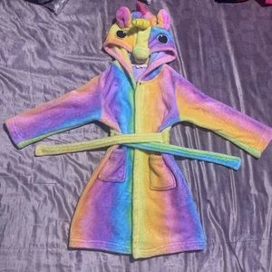Girls unicorn robe
